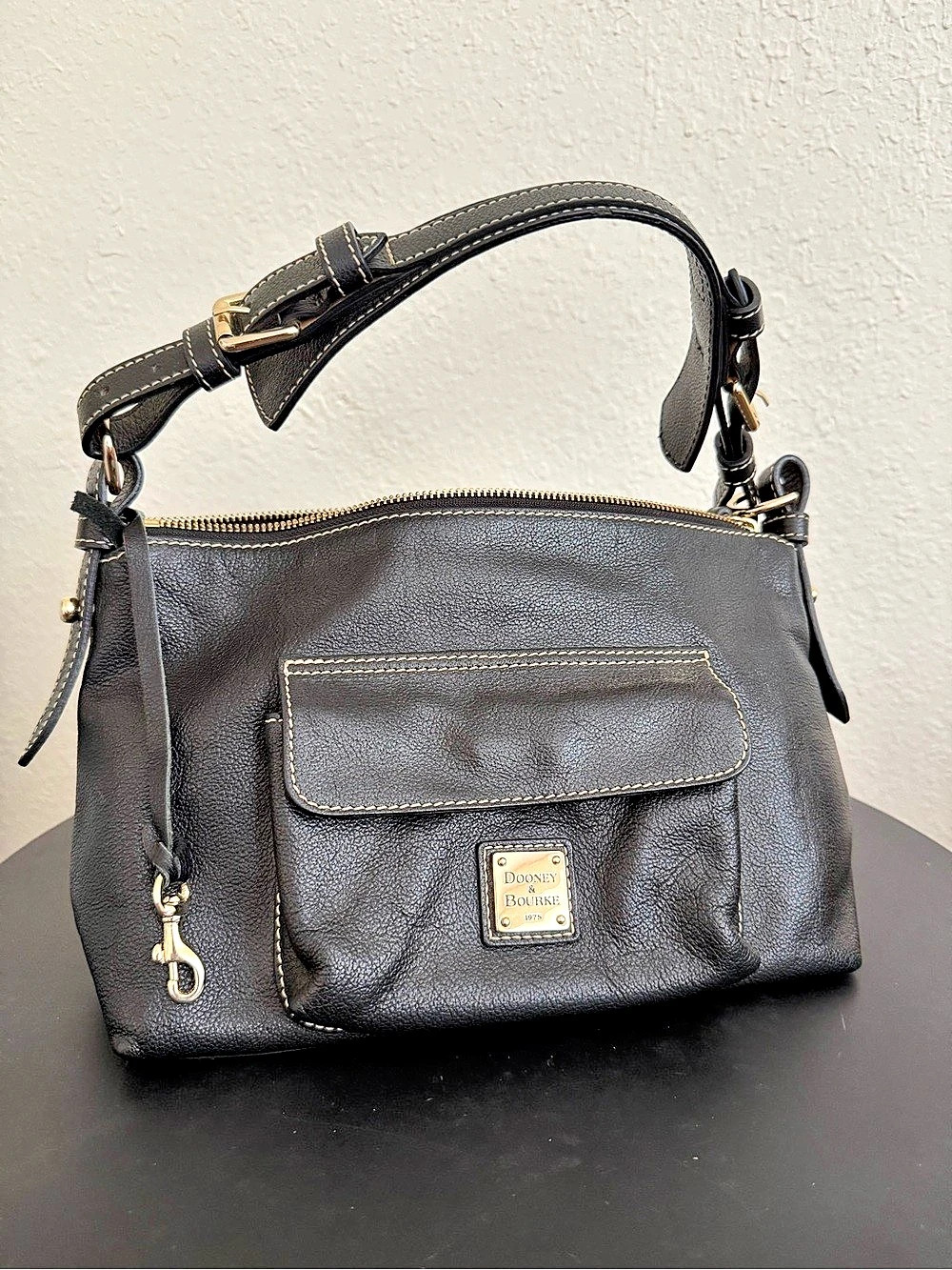 Dooney & Bourke Black Leather Shoulder Bag